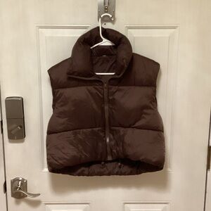 Brown Puffer Vest